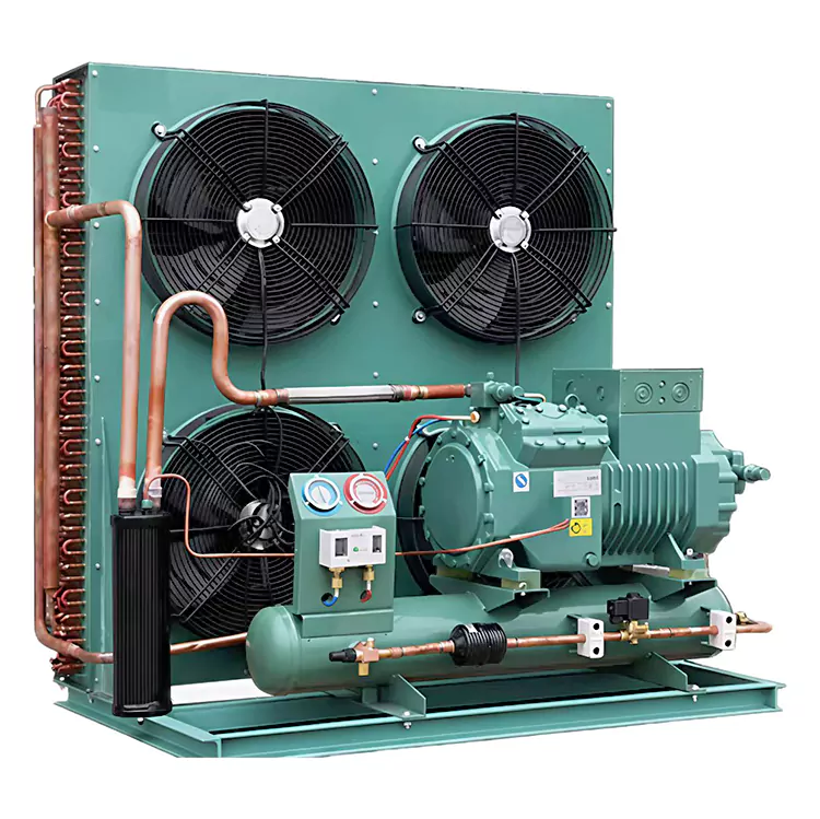 Semi Hermetic ပစ္စတင် compressor ယူနစ်